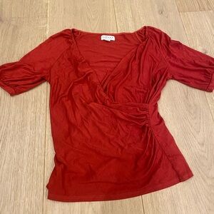 Velvet Red blouse